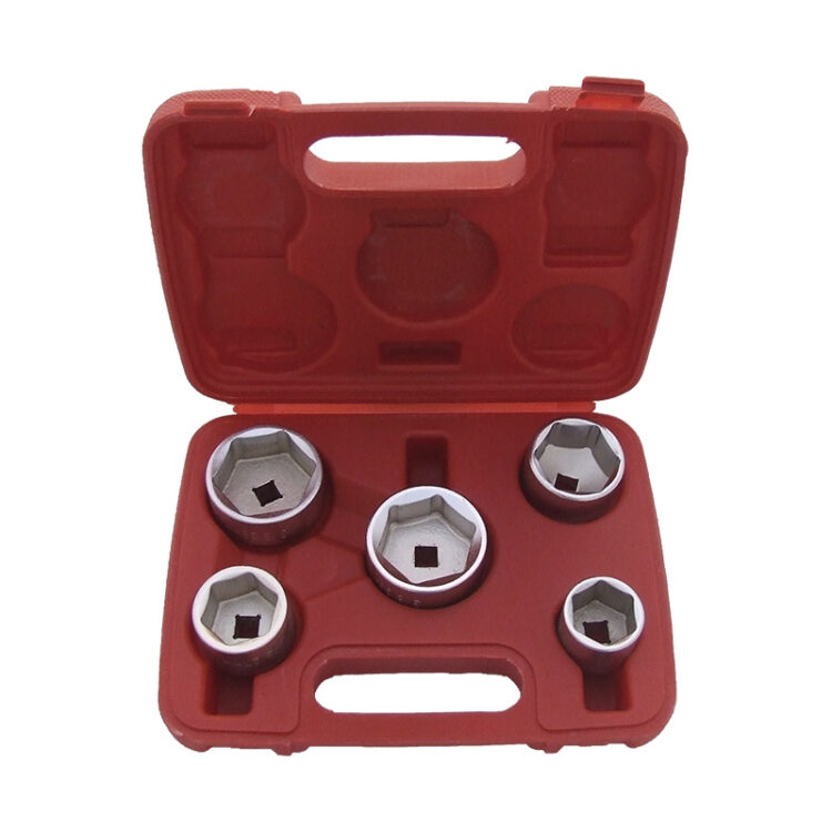 9015 | JUEGO VASOS DE FILTROS 3/8" DE BAJO PERFIL 5 PZS