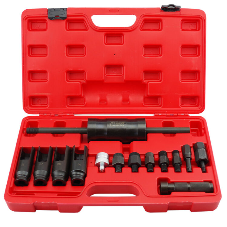 10016 | CONJUNTO EXTRACTOR DE INYECTORES DIESEL - 14 PZS
