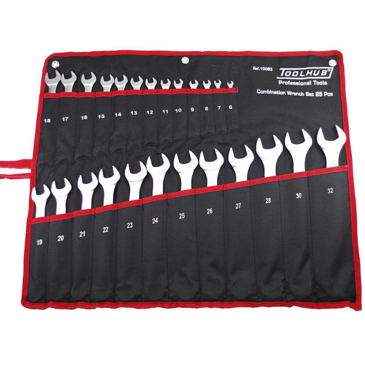 10083 | JUEGO DE LLAVES COMBINADAS 25 PIEZAS (6-32MM)