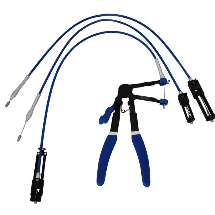 10252 | JUEGO DE ALICATES PARA ABRAZADERAS CON CABLE INTERCAMBIABLE - 4PZS