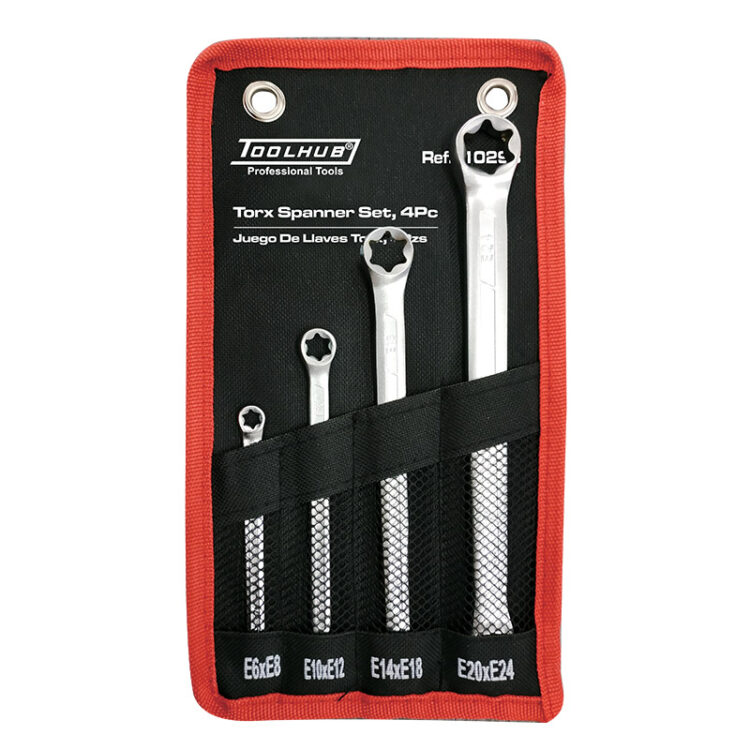 10293 | JUEGO LLAVES TORX PLANAS 4PZS