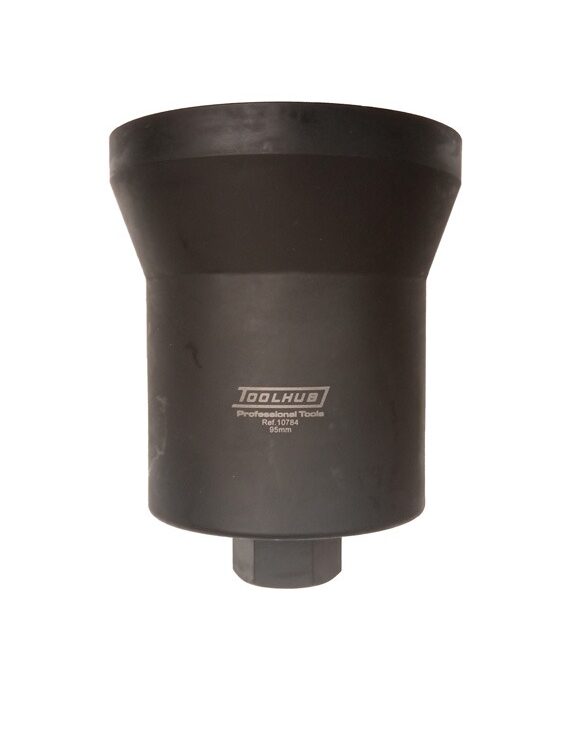 10784 | VASO PARA TUERCA EJE 95MM 12 CARAS, SUJECCION MACHO 36MM 6 CARAS.