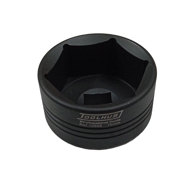 10859 | VASO IMPACTO 1" 75MM 6 CARAS