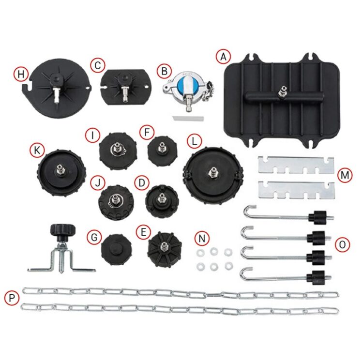 CONJUNTO DE TAPONES PARA SANGRADOR DE FRENOS - Imagen 2