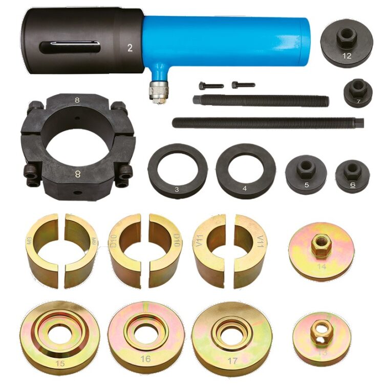 10959 | JUEGO HIDRAULICO PARA REEMPLAZAR CASQUILLOS DE BALLESTA - CAMION