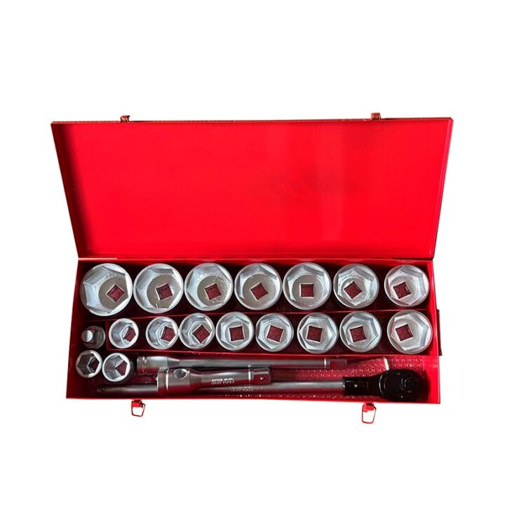 10978 | JUEGO AUTOCLE 1" 6 CARAS 21PZS.