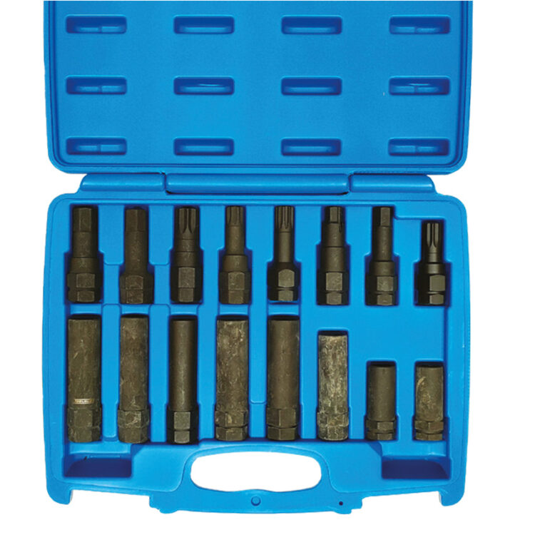 JUEGO DE LLAVES PARA TORNILLOS ANTIRROBO 16PZS