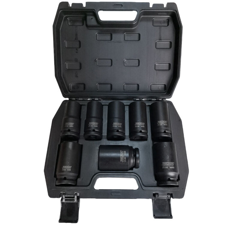 11311 | JUEGO VASOS IMPACTO LARGOS 3/4"DR. 6 CARAS 8PZS.