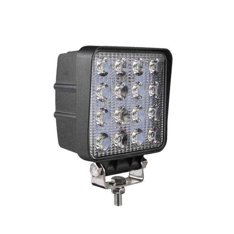 11341 | FARO DE TRABAJO CUADRADO 3W X16 LEDS SMD 4500LM CON SOPORTE.