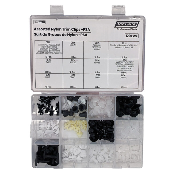 SURTIDO GRAPAS DE NYLON-PSA 120PCS