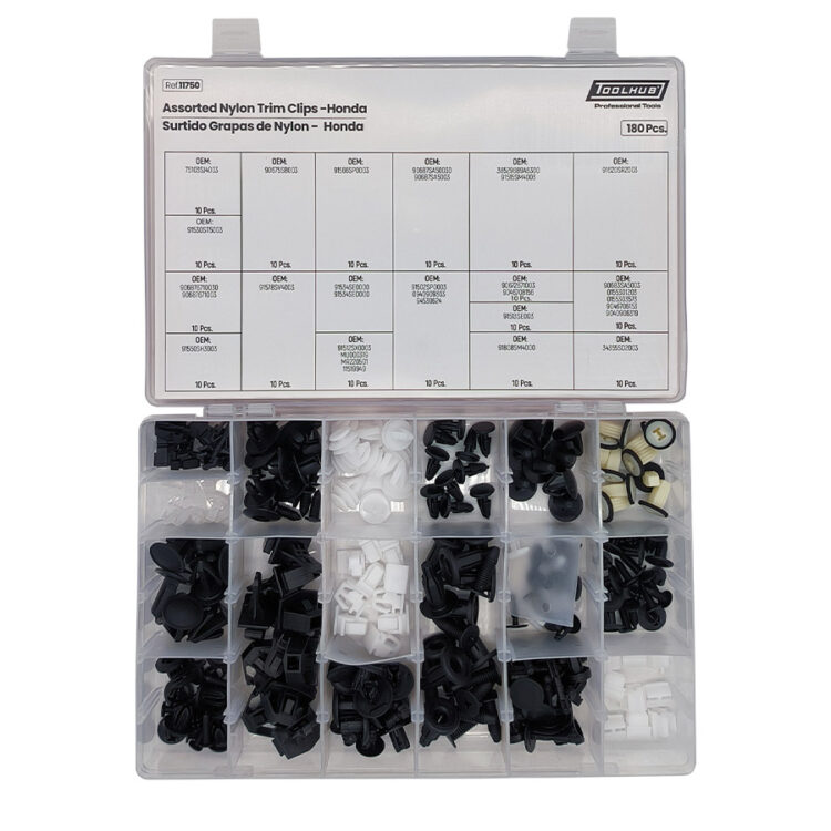 SURTIDO GRAPAS DE NYLON-HONDA 180PCS