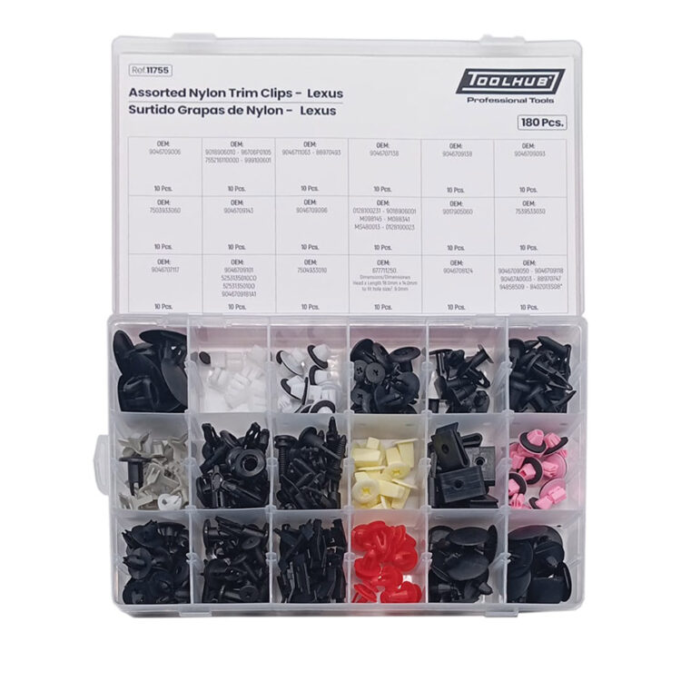 SURTIDO GRAPAS DE NYLON-LEXUS 180PCS