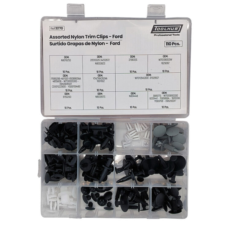 SURTIDO GRAPAS DE NYLON-FORD 110PCS