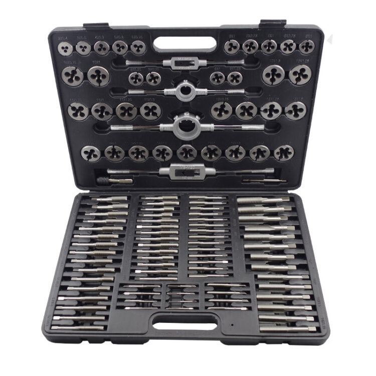 9162 | JUEGO DE MACHOS Y TERRAJAS 110PZS