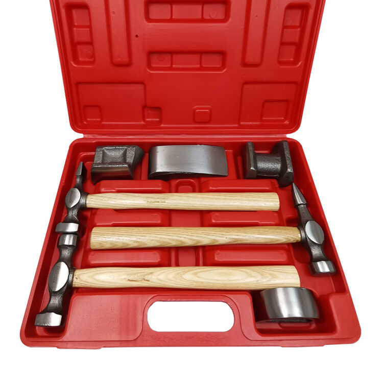 JUEGO DE TASAS Y MARTILLOS 7 PZS