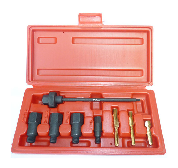 9465 | JUEGO DE ESCARIADORES PARA LIMPIAR Y REPASAR ROSCA DE CALENTADORES