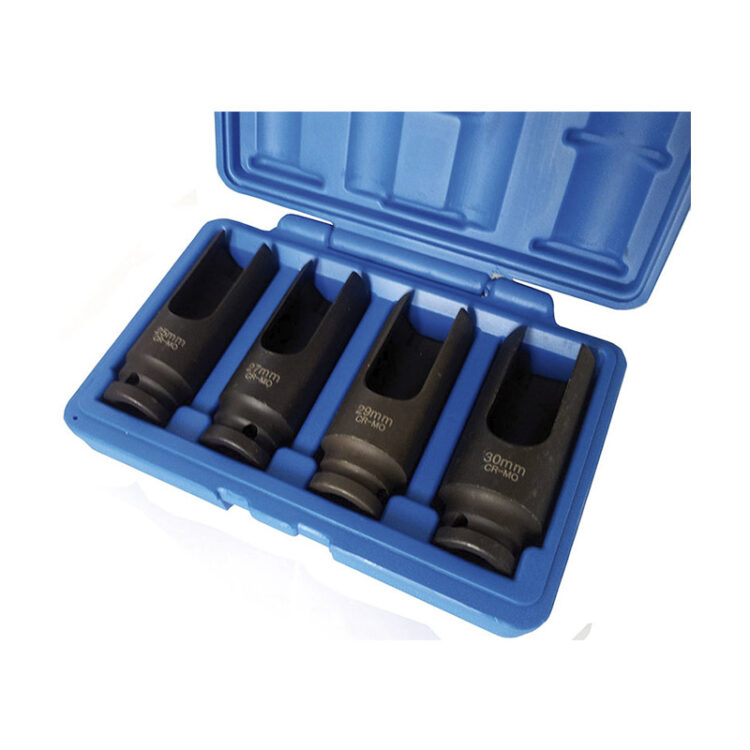 9469 | JUEGO DE VASOS 1/2" PARA INYECTORES SIEMENS Y BOSCH 4 PZAS.