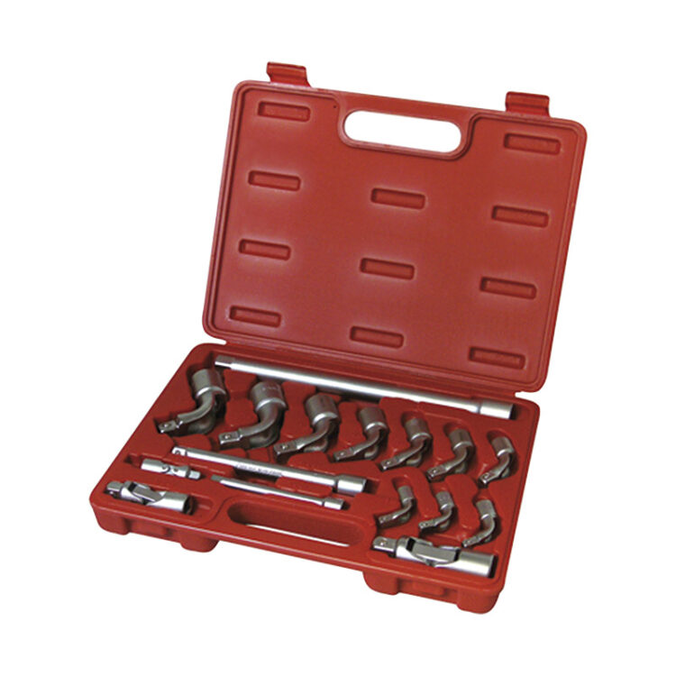 9536 | JUEGO DE VASOS PIPA ABIERTAS 17 PZS