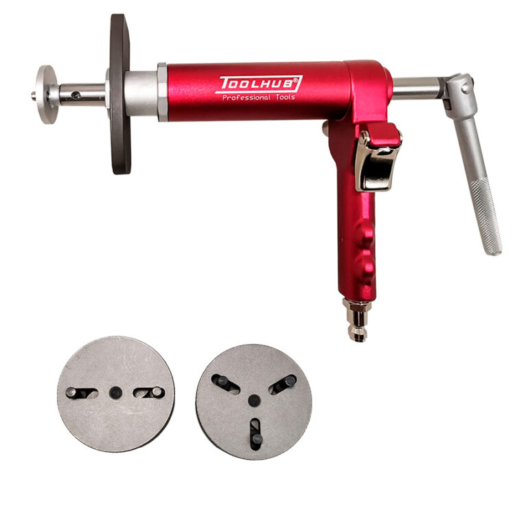 CONJUNTO DE LLAVE DE REACCION NEUMATICA + JUEGO ADAPTADORES 2 Y 3 PTOS.