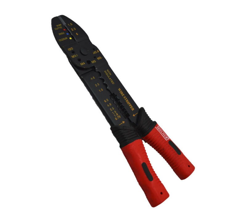 9714 | ALICATE PARA ENGASTAR TERMINALES 225MM
