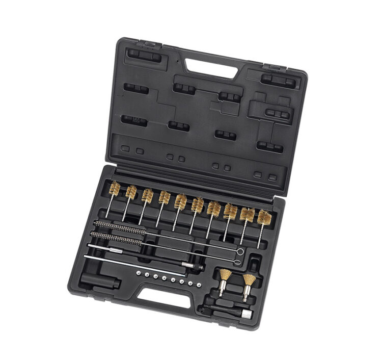 JUEGO PARA LIMPIAR CAMARA DE INYECTORES DIESEL - 26 PZS.