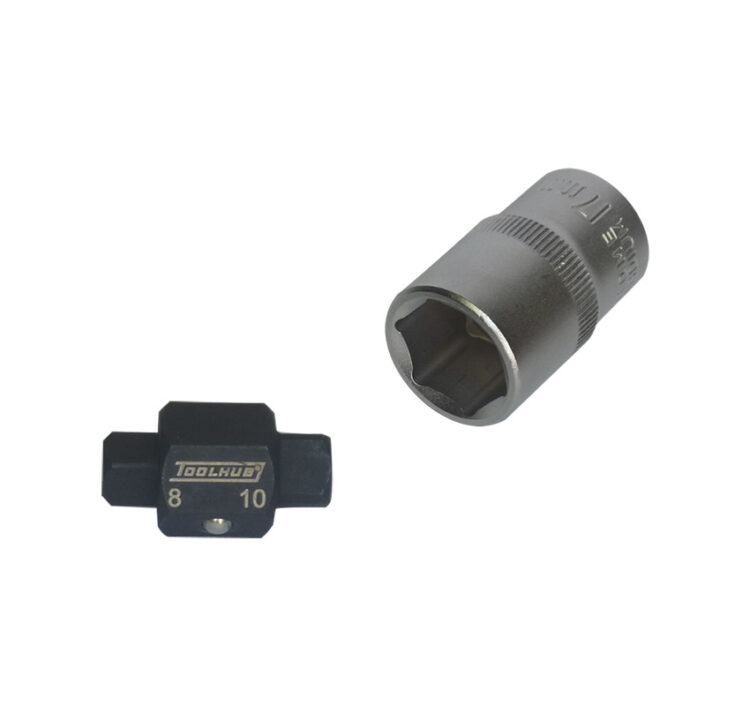 LLAVE PARA QUITAR TAPON DE CARTER Y DIFERENCIAL, 8 & 10MM - 2 PZS