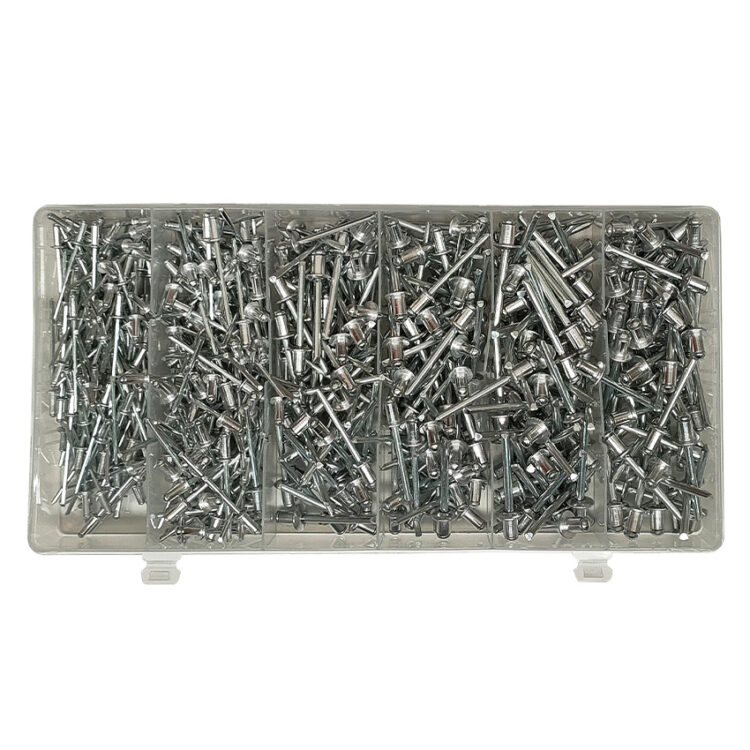 9837 | SURTIDO DE REMACHES DE ALUMINIO - 500 PZS