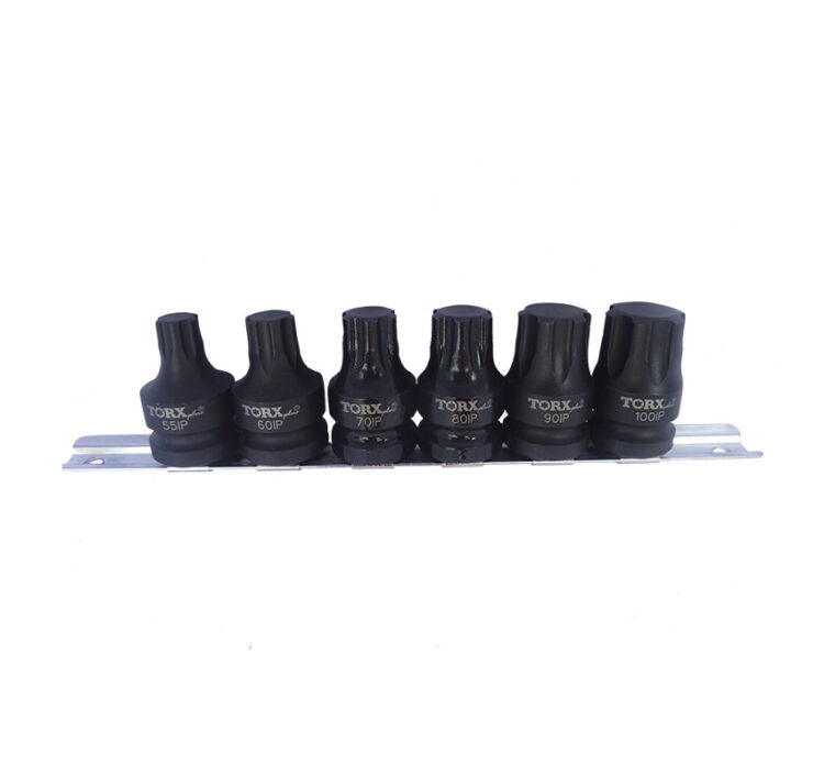 9890 | JUEGO DE PUNTAS DE IMPACTO TORX PLUS - 1/2"", 6 PZS.