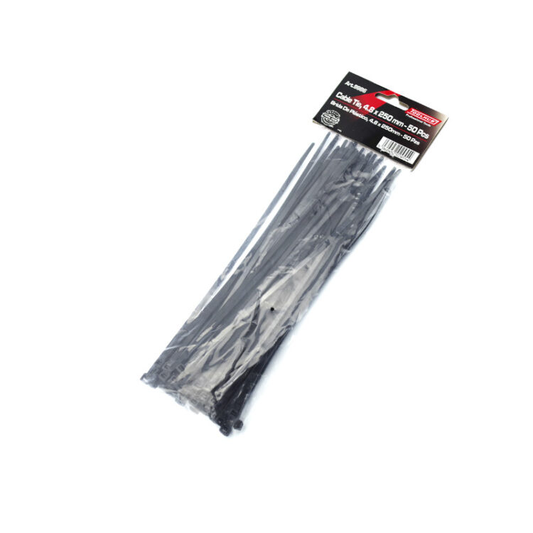 9986 | BRIDA DE PL?STICO, 4.8 X 250MM - 50 PZS